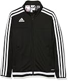 seitliche RV-Eingriffstaschen adidas Kinder Jacke/Anoraks Tiro15 Training jk y, schwarz/Weiß, 140, S22330
