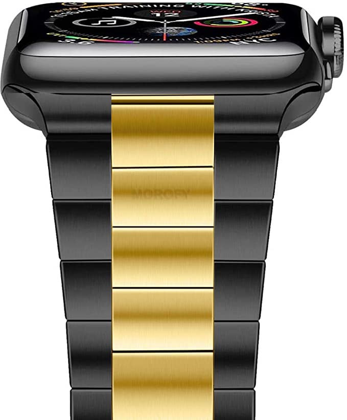 MOROFY Stainless Steel Metal Chain Watch Band Compatible with Apple