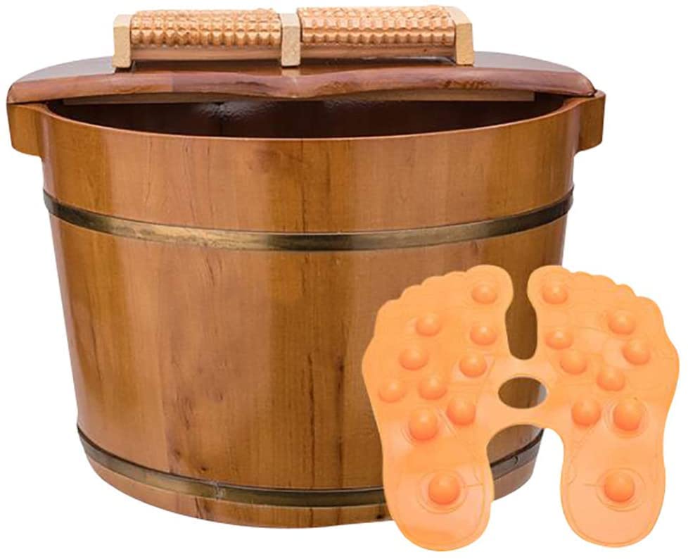 Buy Foot Tub Wooden Foot Basin Foot Spa Bath Barrel Fumigation Foaming Foot Barrel Soaking Tub