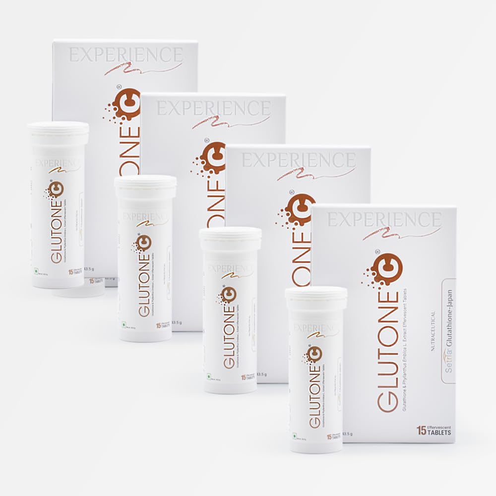 See full amazon price history chart for Glutone C Glutathione & Vitamin C Effervescent Tablets| Made with Setria L-Glutathione, Amla extract & Selenium| Even Tone & Glowing Skin| Pack of 15 Tablets (Pack of 4) Glutone C Glutathione & Vitamin C Effervescent Tablets| Made with Setria L-Glutathione, Amla extract & Selenium| Even Tone & Glowing Skin| Pack of 15 Tablets (Pack of 4) (B0C8TBHWWT) Amazon Price History, Amazon Price Tracker