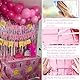 6 Stück Lametta Vorhang 1m x 2m, Glitzervorhang Lametta, Glitzer Party Vorhang, Folien Fransen Hintergrund fur Party Deko Geburtstagsdeko Hochzeit Festivals Bühnendekor (Pink)