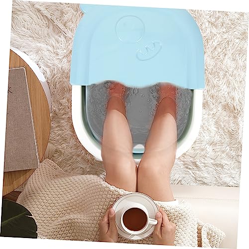 Spa de pies portátil plegable para camping y hogar miniatura 4