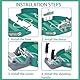CHmiss Interaktives Tischfußballspiel mit 6 Fußbälle, Mini Tischkicker Desktop Spielzeug Tisch Fußball Kit, Innen 2-Spieler-Party-Tischkicker-Spielzeug-Geschenk für Kinder Erwachsene (6-Ball)