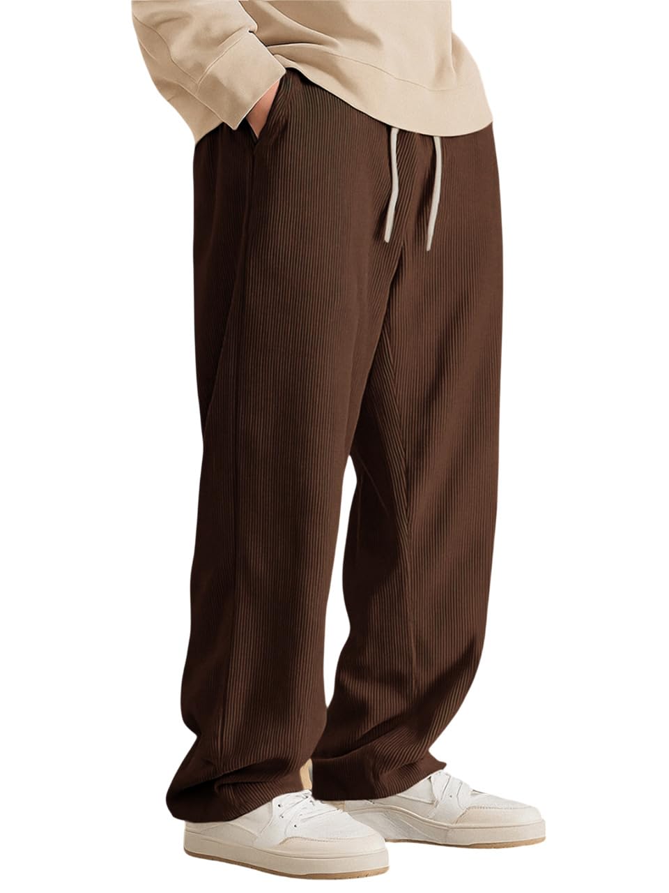 tee projekt Trouser for Men, Cotton Blend Trouser, Feshionable, with Pockets, Wear Supports Trouesr for Comfort-picture-56
