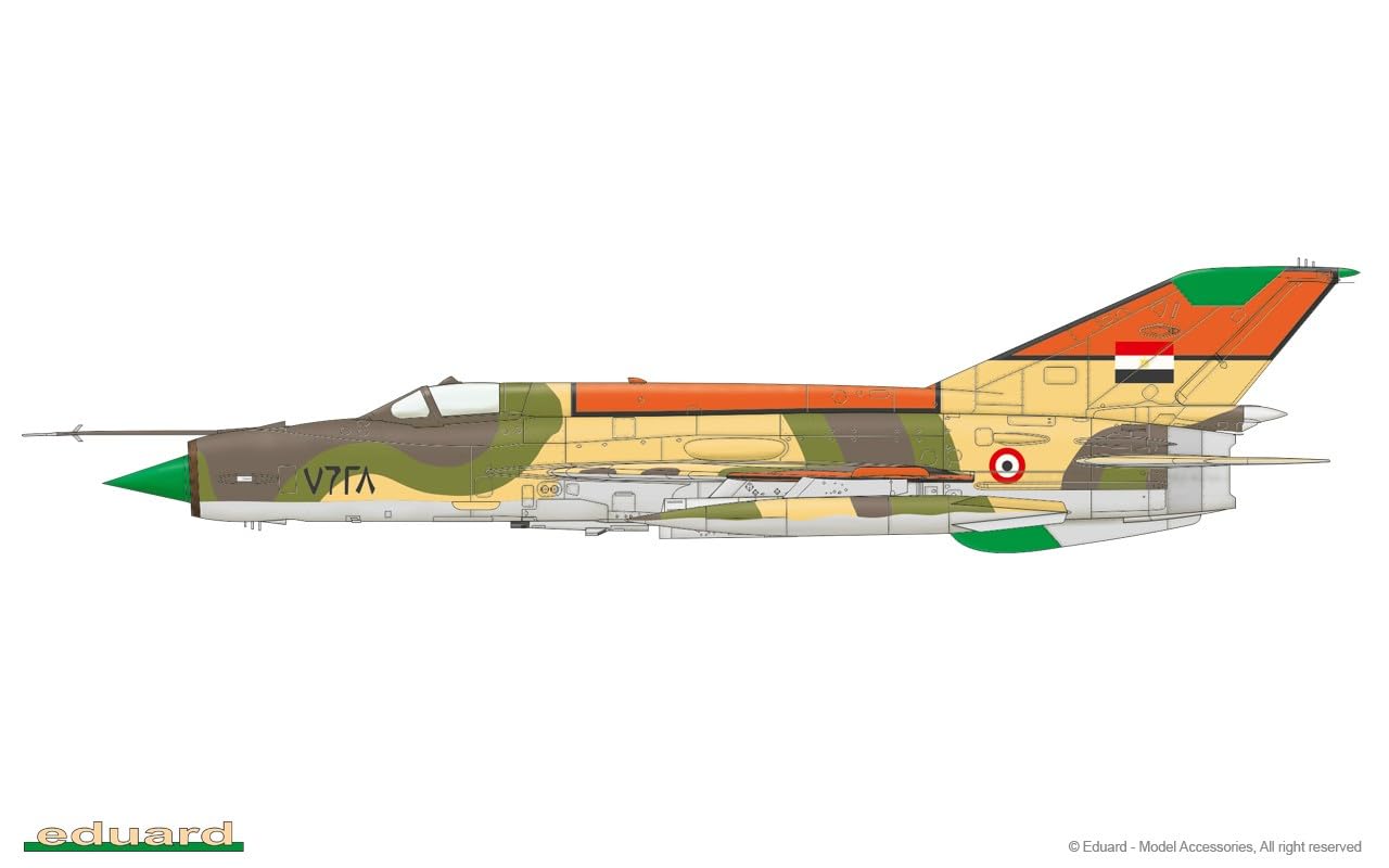 Eduard Plastic Kits 8231 - Kit Professionale per Costruire modellino MiG-21MF in Scala 1:48