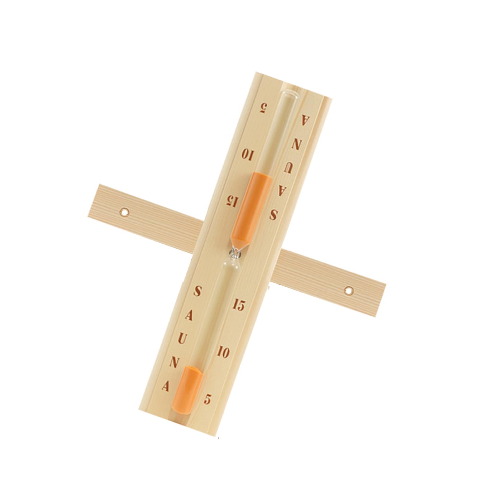 Xjdzineq 15 Sand Clock for Room Featuring Visible Markers and Pine Construction Luxury Sauna Accessory