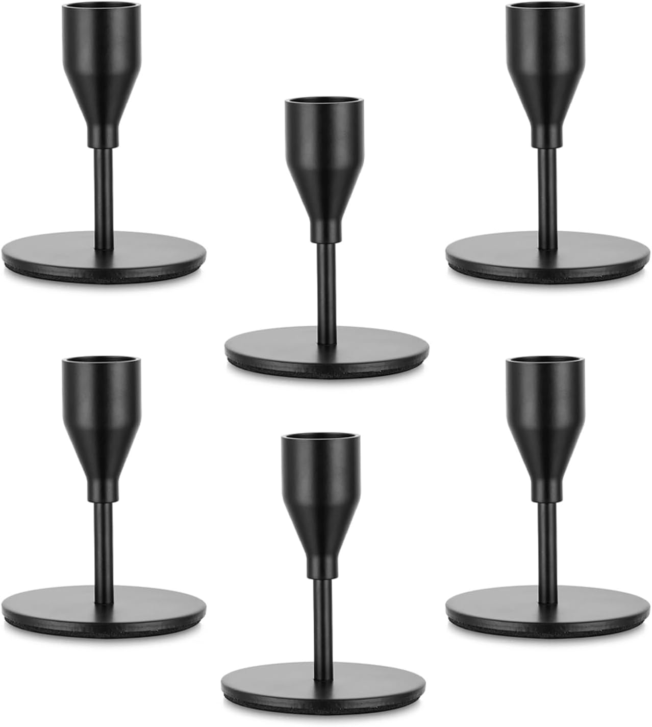 Black Taper Candle Candlestick Holder Candeldo Halloween Metal Candle Sticks Holder