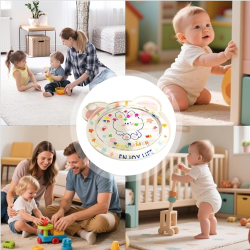 Tapis d'eau sensoriel pour bébé et centre d'activité d'éveil - 4