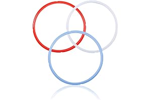3 Pack Silicone Sealing Ring 8 Quart, BPA-FREE and Leak Proof –...