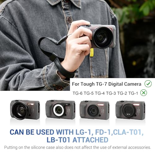 JJC funda de silicona para cámara Olympus TG-7 miniatura 3