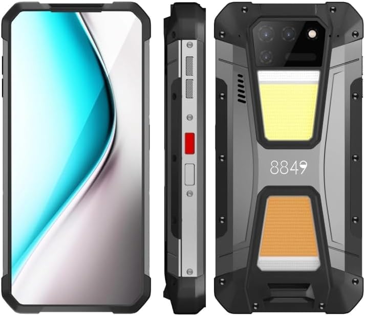 Unihertz Tank 2 triple laser projector proof phone, 108 MP camera, night edition, 12 GB+256 GB, 15500 mAh battery, Android 13 6.79 inch, 4G, side fingerprint ID, NFC