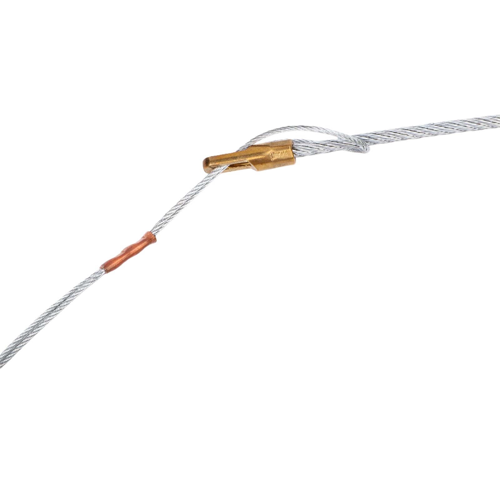 Garosa Profesjonalna Taśma Elektryczna do Ryb z Włókna Szklanego, 4mm 30m | Ściągacz do Drutu z Uformowanym Hakiem, Narzędzia do Połowu Drutu, do Przewodów ściennych z Okablowaniem