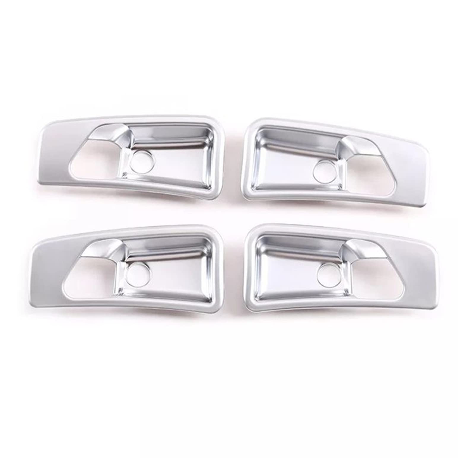 Zynther Silver Inside Door Latch Handle For Mercedes For Benz G Class W463 G63 G500 2007-2010 Carbon Car Inner Door Handle Bowl Decoration Cover Stickers(Silver)
