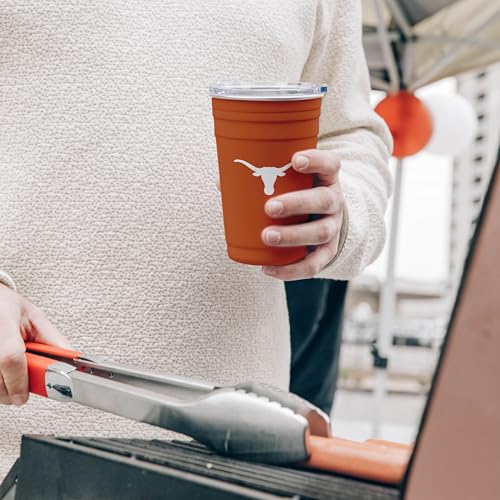 Image of Logo Brands NCAA 22 oz Stainless Steel Tailgate Cup -Double Wall Vacuum-Sealed Durable For Hot & Cold Drinks, Perfect for Gameday & Tailgating