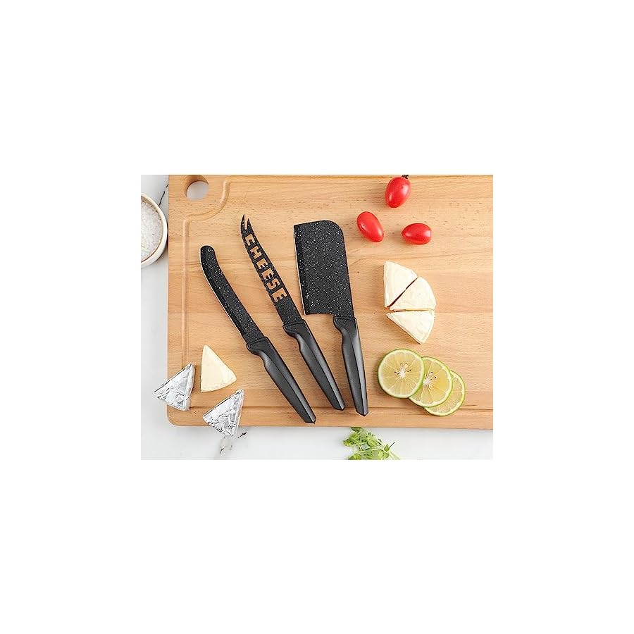 Black-Knife-Set-17-Piece-Kitchen-Knife-Sets-With-Block-Premium-Stainless-Steel-All-in-one-Practical-Ergonomic-Design-ABS-Handle-Super-Sharp-Chef-Knives-Set-for-Home-Wedding-Restaurant-Hotel Black Knife Set 17 Piece Kitchen Knife Sets With Block Premium Stainless Steel All in one Practical Ergonomic Design ABS Handle Super Sharp Chef Knives Set for Home Wedding Restaurant Hotel
