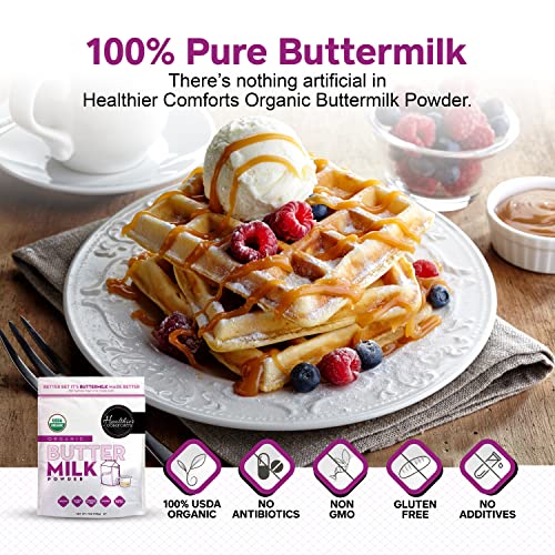 Healthier Comforts Organic Buttermilk Powder thumb #1
