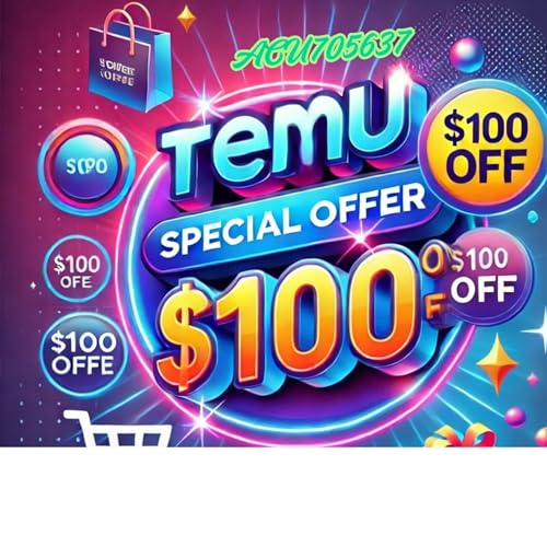 Officially 🆕 ⫆ Temu New & Existing Customers ≋ |🤩*acu705637*🤩| Promo Code (🤑$100 Off)