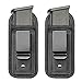 TACwolf 2 Pack IWB Inside Waistband Pistol Handgun Magazine Holster Pouch for Concealed Carry Universal Single Double Stack Mags for Glock17 26 19 Sig Sauer S&W Springfield XD Ruger 9mm/.45