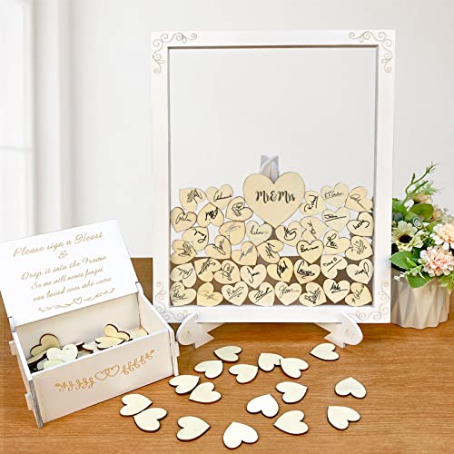 Best Wedding Wooden Heart Guest Book A Must Have For Every Bride!