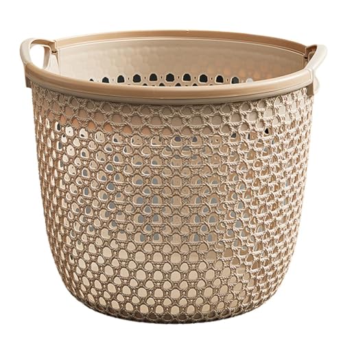 Cestino Portatile per Vestiti Sporchi Cesto Portaoggetti per Grande per Biancheria Color Caffè