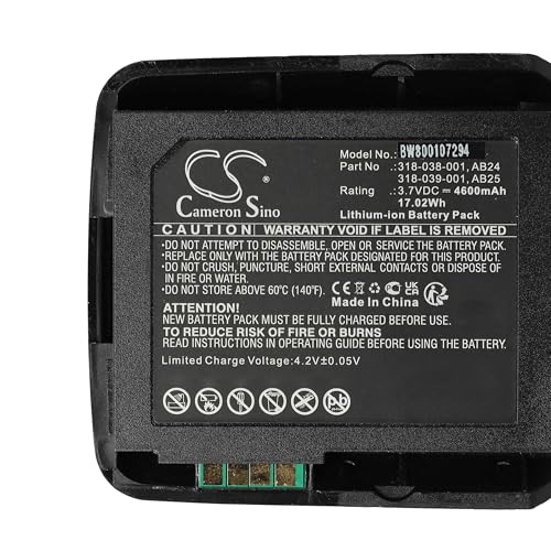 Batterie Intermec CN50 CN51 vhbw 4600mAh pour scanner de code-barre - 5