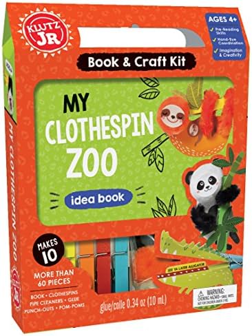 Klutz Jr. My Clothespin Zoo Craft Kit