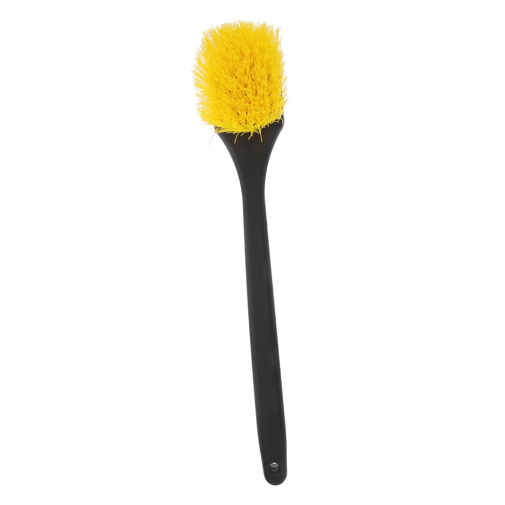 TOPBATHY 4 Pezzi Spazzola per Pulizia Ruote e Pneumatici Manico Lungo | Setole in Nylon, Impugnatura Ergonomica, Uso Doppio per Dettagli e Lavaggio, Adatta a Cerchi e Gomme