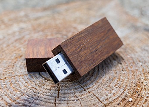 10 PCS Holz USB Flash Drive Memory Stick 8 GB/16GB/32GB/64GB Iroko, 64 GB