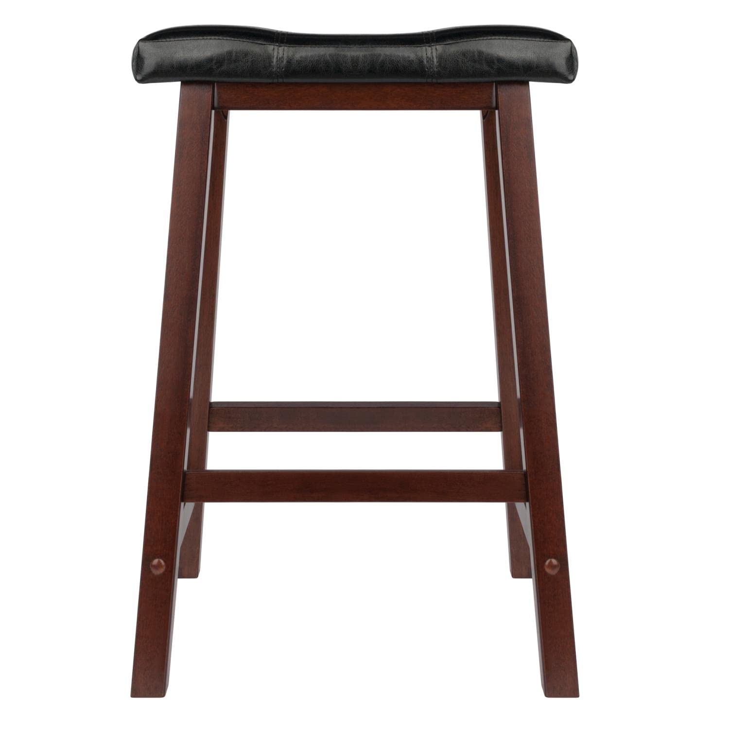 Winsome Mona Stool, 24", Antique Walnut