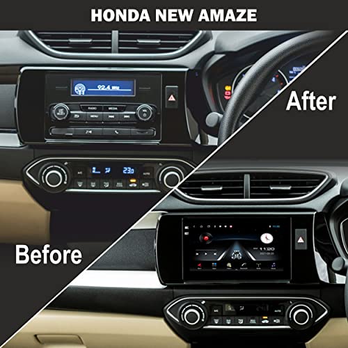 Image of 9 Inches Advanced Android 10 System for Honda New Amaze with 2GB /16GB RAM & ROM, Gorilla Glass /Full HD Display /WiFi /GPS /Steering Wheel Connectivity and HD Parking Camera