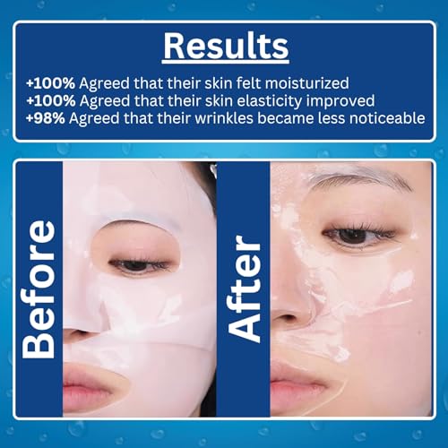 HEALTH FIXER Deep Collagen Overnight mask 34gx4ea | Real Collagen 2,160,000PPB for Elasticity | TikTok Trend Items | Original Hydrating Collagen Face Mask | Korean Skin Care - Image 6