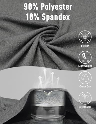 Mens Shirts Short Sleeve Workout T-Shirts Gym Summer Beach Tshirts UPF 50 SPF Sun Protection Rash Guard Athletic Casual Tee Lightweight Grey M, Deep Gray4