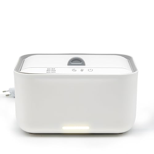 Dispensador de toallitas para bebés con control de temperatura envolvente de 3 niveles, contenedor con luz para toallitas, toalla, tejido húmedo