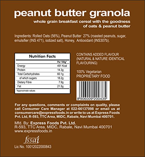Image of Express Foods Peanut Butter Granola, 1kg