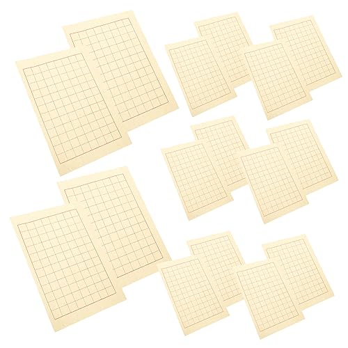 Tofficu 3 Juegos Papel De Practica De Caligrafia Blocs De Notas Grandes Para La Pared Oblea Suministros De Arte De Caligrafía Papel De Arroz Escritura De Caligrafía Papeles 40 Hojas * 3