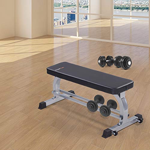 Flat Weight Workout Bench, Cheertran 700LBS Exercise Bench for Weight Training and Ab Exercise - Utility Workout Benches for Home