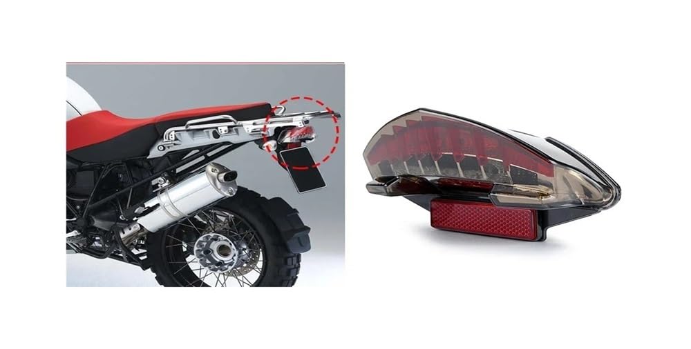 Luce freno Fanale posteriore LED Moto Freno Posteriore Targa Fanale posteriore Per R1200GS F650GS R 1200 GS F 650 Accessori