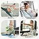 Sunolkie 3 Paar rutschfeste Zehensocken, Pilates Yoga, rutschfeste Socken, mittellang, schweißabsorbierend und atmungsaktiv, sportlich und lässig, klassisch, Dunkelgrau + Schwarz + Milchweiß,