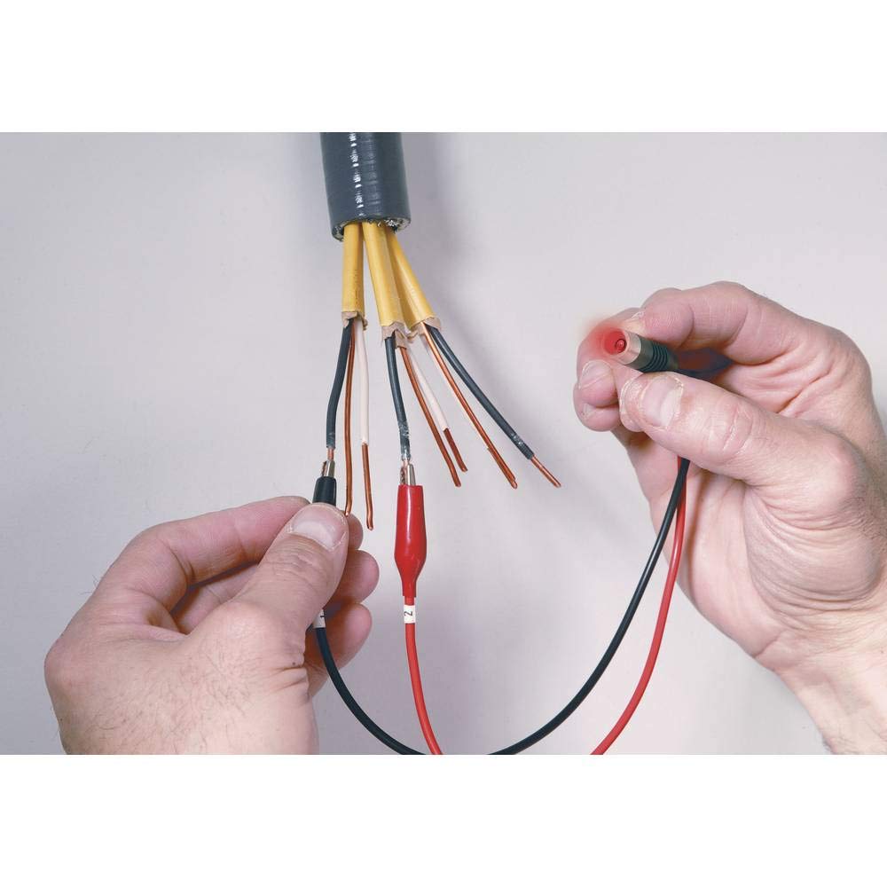 Extech CT20 Fern- und Lokal-Durchgangstester mit Fernsonde | Abnehmbare Fernsonde, Ein-Personen-Kabeltest, LED und akustischer Ton, Krokodilklemmen, HLK/Telekom
