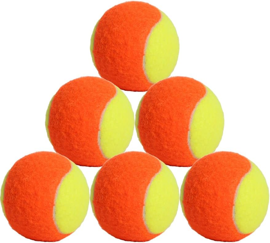 Tennis Balls Low Compression Stage Tennis Ball for Beginners Youth Kids Training Practicing for Easy Transport