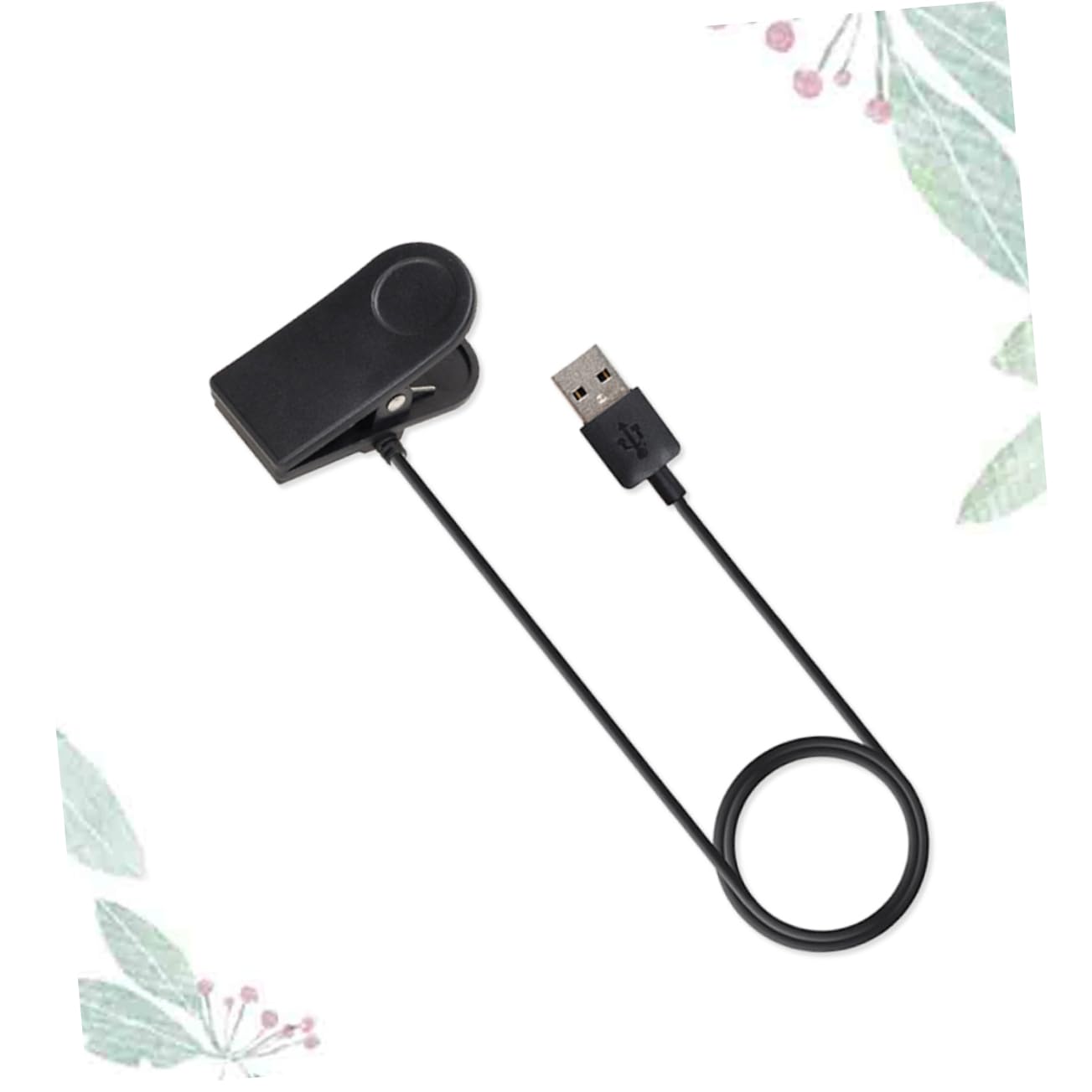HEMOTON 3pezzi Caricatore Multi-funzione Per Smartwatch Clip Di Ricarica Compatibile Con Vivoactive Hr Cavo Usb Per Ufficio e Viaggi Design Compatto e Resistente Ricarica Veloce e Stabile