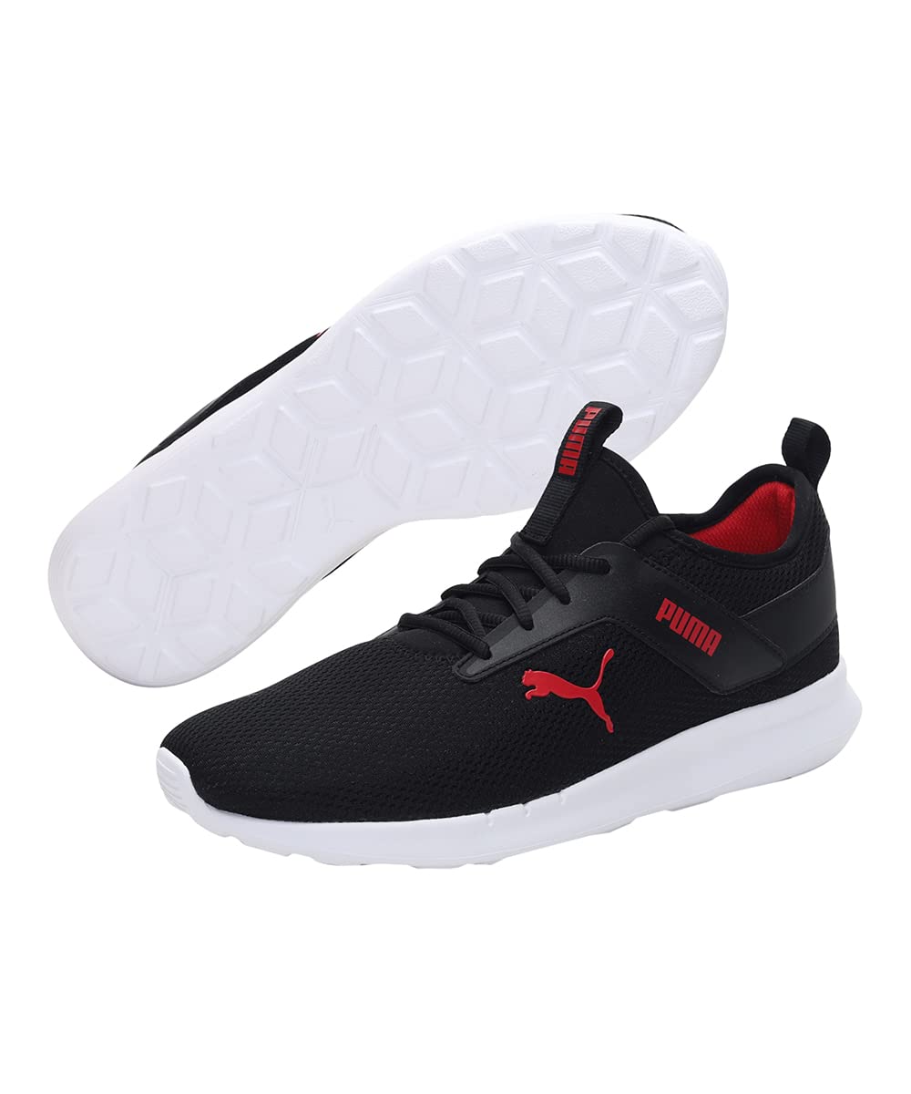 Puma Unisex-Adult , Duke , Black-High Risk Red , Sneaker , 9UK , (38889203) 4
