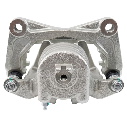 Image of TRQ Front Driver and Passenger Side Brake Caliper Set Caliper Brackets Compatible with 03-07 Nissan Murano
