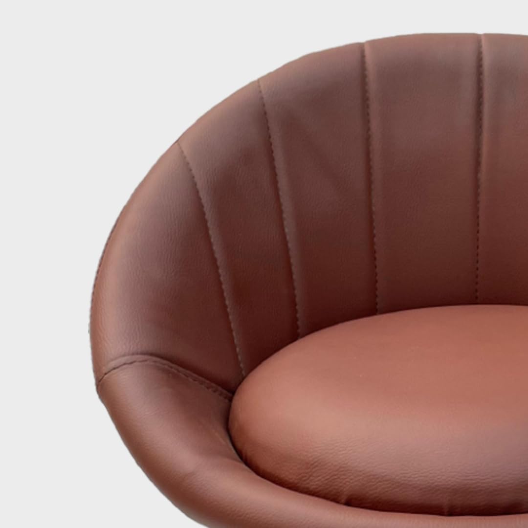 PumPum Ultimate Comfort Elegance: Modern Dining and Lounge Chair - Stylish Seating for Home and Patio Relaxation (Tan Brown) 3
