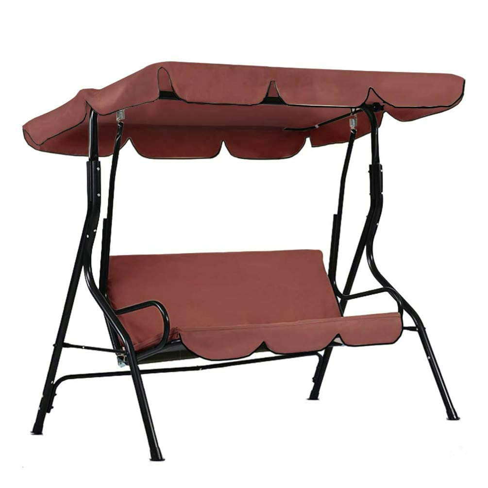 Buy SNOWINSPRING Patio Swing Canopy Cover Set Swing Replacement Top