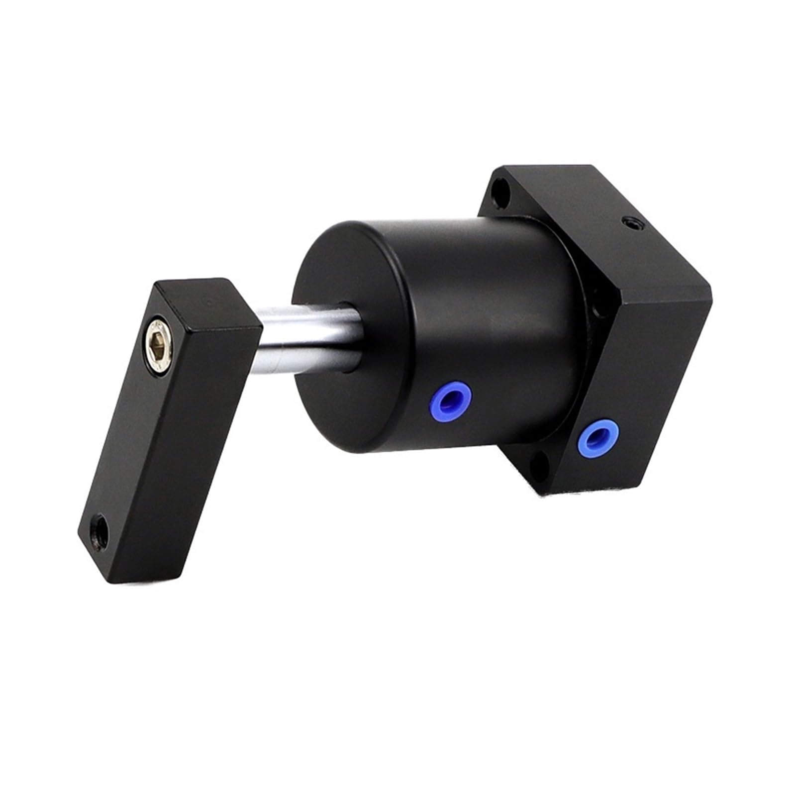 JJKKOZVQF Cylinder 90 degree rotary clamping Corner pressing cylinder SRC25/32/40/50/63 Pneumatic rotary cylinder R/L 90 degree swing(SRC40-90-L)