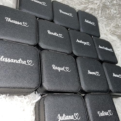 Porta Joias Personalizado (Preto)