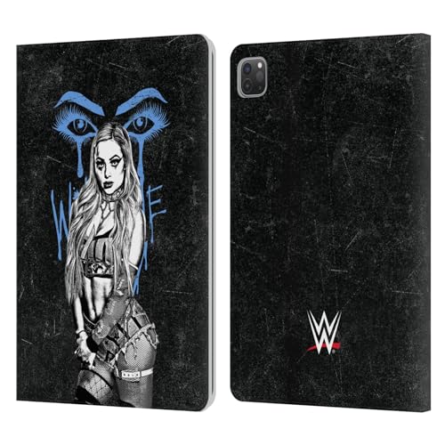 Head Case Designs Officially Licensed WWE Watch Me Liv Liv Morgan Leather Book Wallet Case Cover Compatible with Apple iPad Pro 11 2020/2021 / 2022