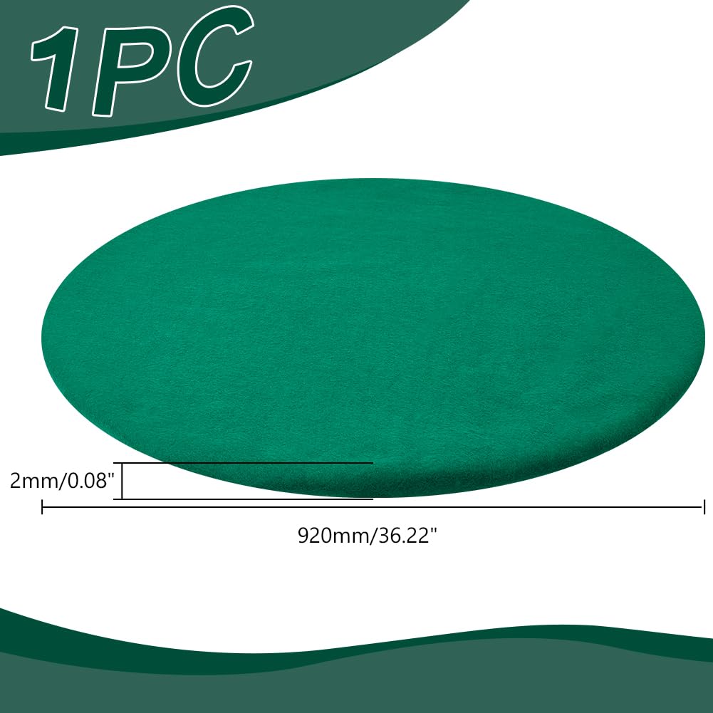 arricraft 36.2 Inch Green Felt Card Table Game Cover - Image 2