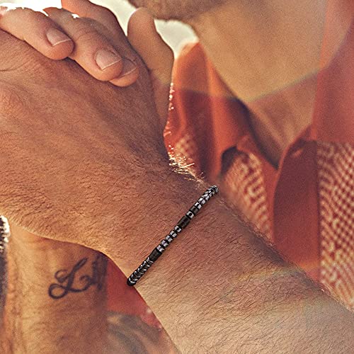 JoycuFF Inspirational 𝗠𝗼𝗿𝘀𝗲 𝗖𝗼𝗱𝗲 𝗕𝗿𝗮𝗰𝗲𝗹𝗲𝘁𝘀 𝗳𝗼𝗿 𝗪𝗼𝗺𝗲𝗻 Men Secret Message Obsidian Beads 𝗛𝗮𝗻𝗱𝗺𝗮𝗱𝗲 Woven Jewelry 𝗕𝗶𝗿𝘁𝗵𝗱𝗮𝘆 Gifts for Her3